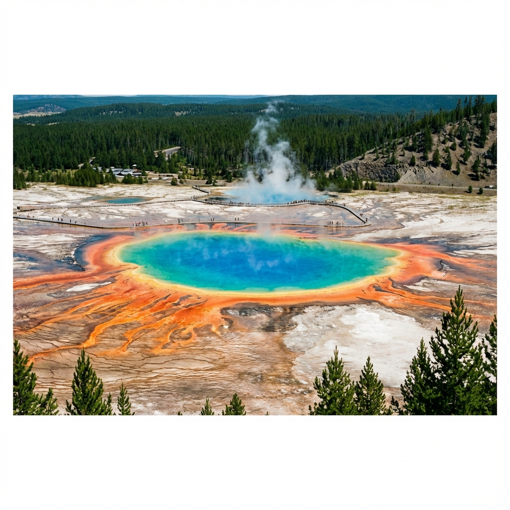Grand Prismatic Spring Overlook